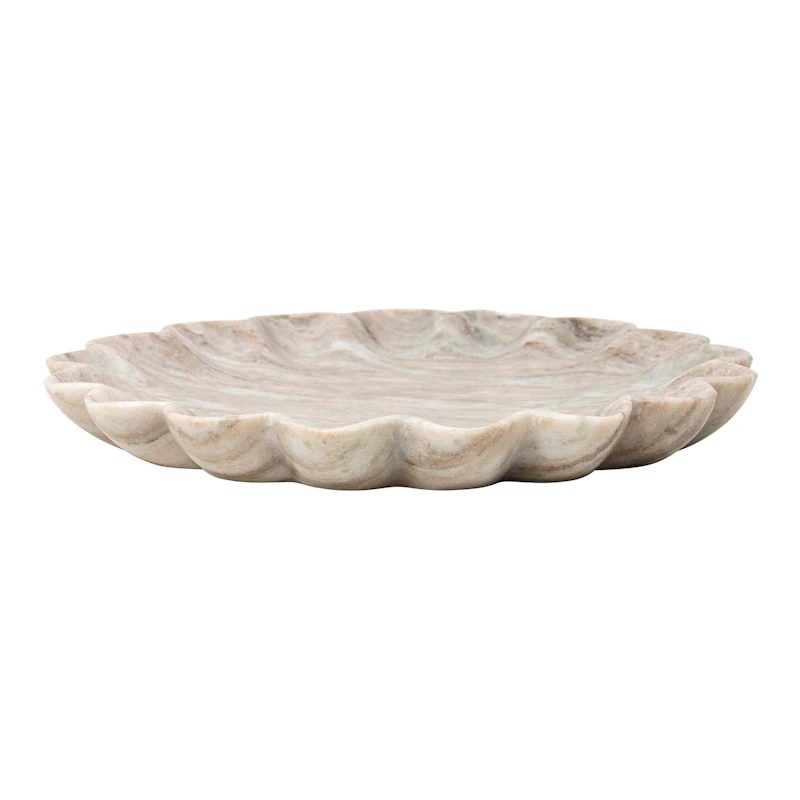 Amelia Deco Teller, Brown Marble