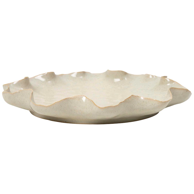 Cori Deco Servierteller Ø24 cm, White Cream
