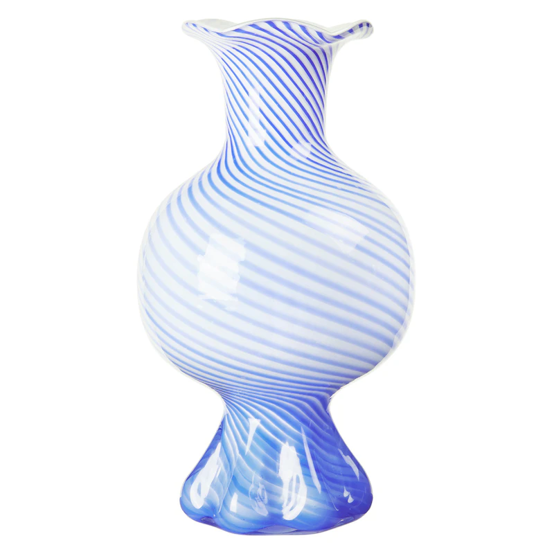 Mella Vase 30 cm, Blau