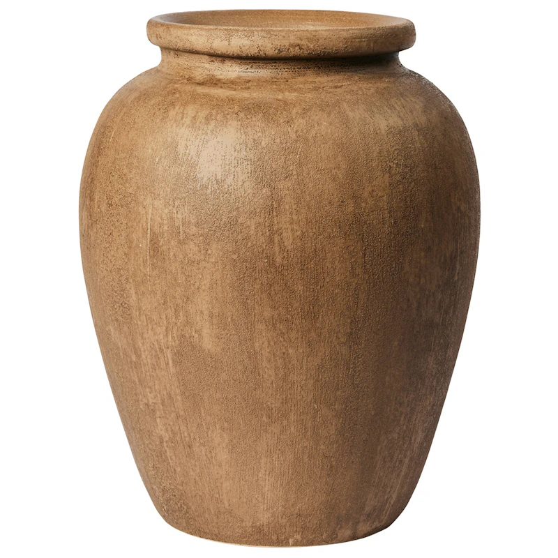 Uma Vase 30 cm, Hellbraun