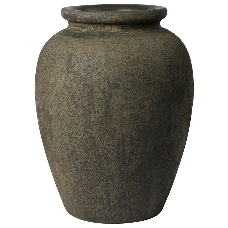 Uma Vase 30 cm, Dunkelbraun