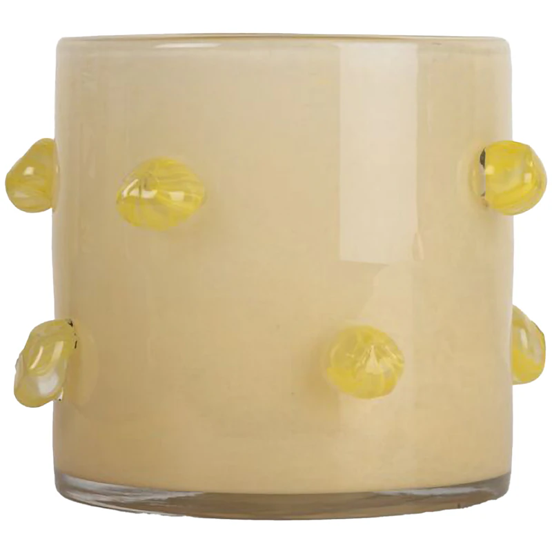 Arlo Kerzenhalter M, Beige / Gelb