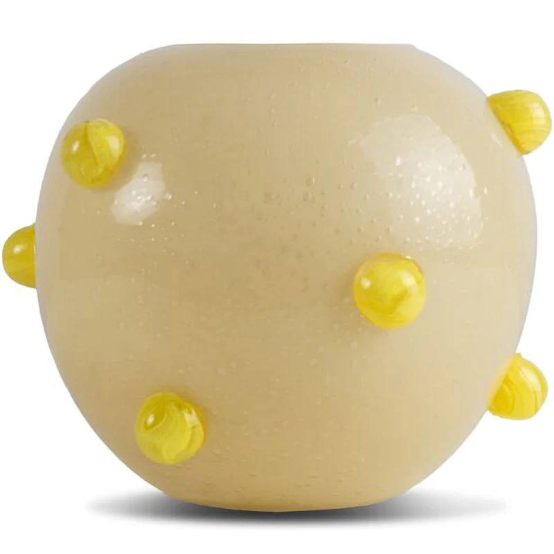 Arlo Vase, Beige / Gelb