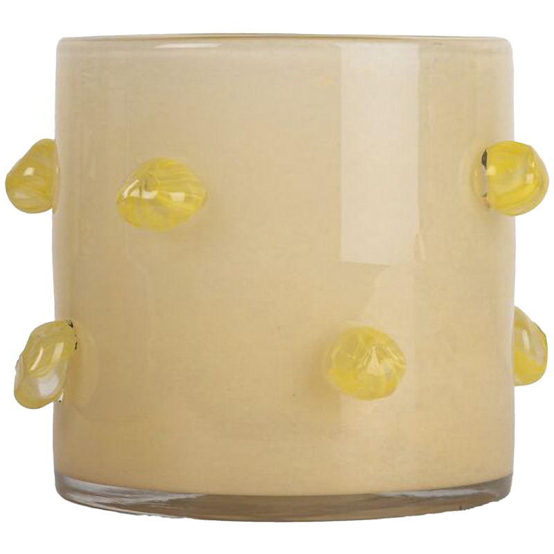 Arlo Kerzenhalter M, Beige / Gelb