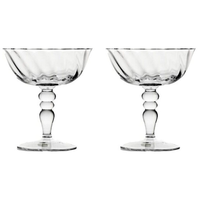 Opacity Champagnerschale 2-er Set