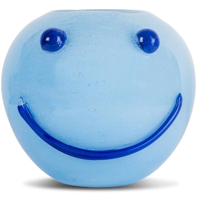Happy Vase, Blau