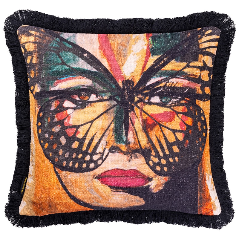Golden Butterfly B&W Kissenbezug 50x50 cm, Multi