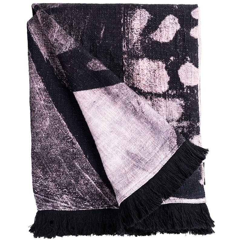 Golden Butterfly B&W Plaid 130x170 cm, Schwarz / Weiß