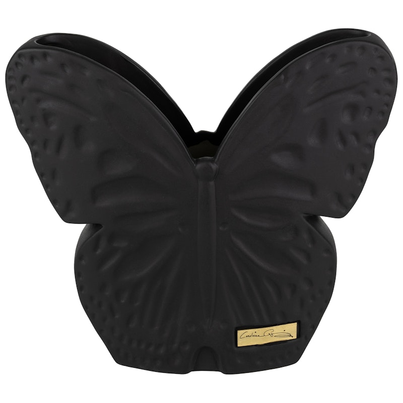 Secret Butterfly Vase Klein, Schwarz