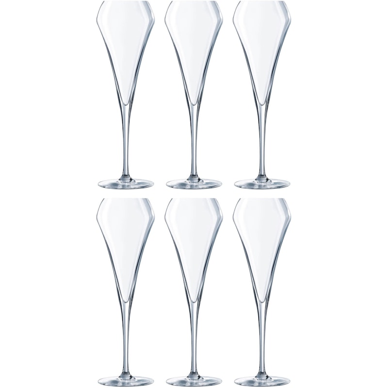 Open Up Champagnerglas 20 cl, 6-er Set