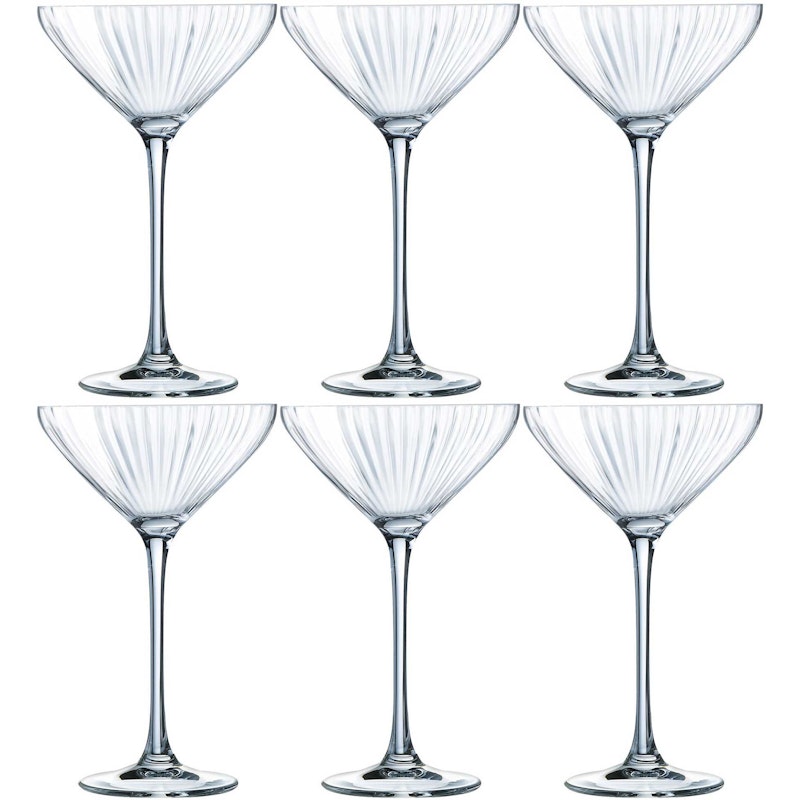 Symétrie Trinkglas 21 cl Transparent, 6-er Set