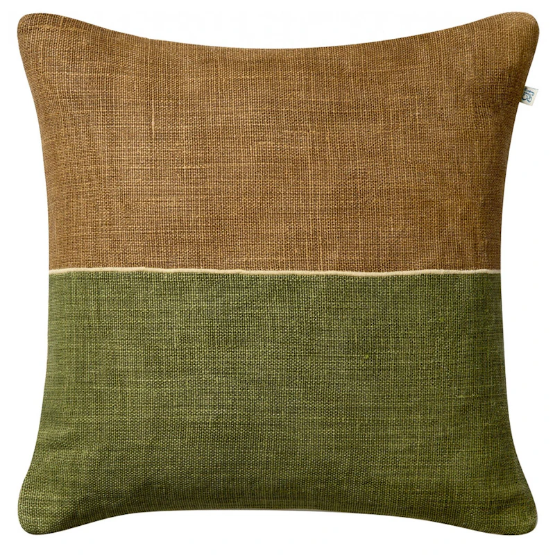 Amol Kissenbezug 50x50 cm, Taupe / Cactus Green