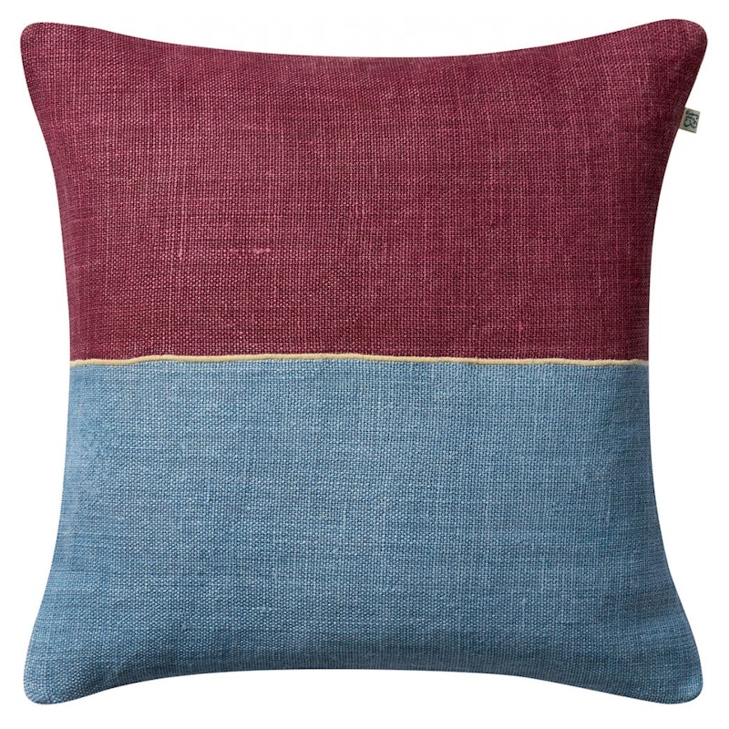 Amol Kissenbezug 50x50 cm, Ruby / Dusty Blue