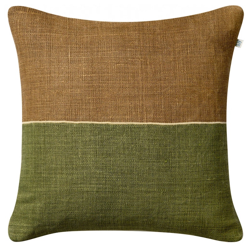Amol Kissenbezug 50x50 cm, Taupe / Cactus Green