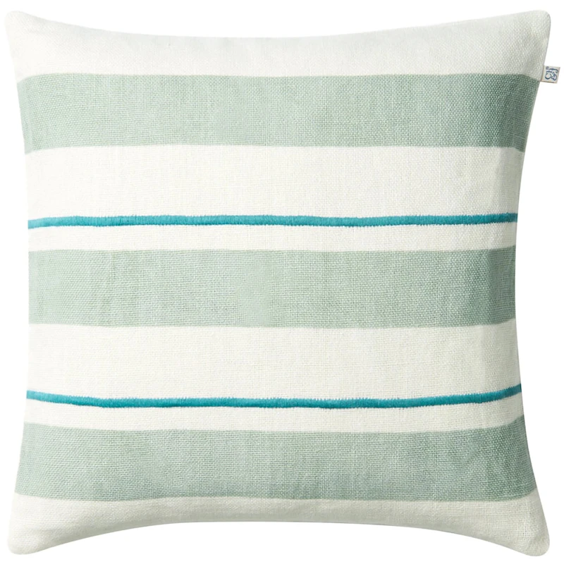 Assam Kissenbezug 50x50 cm, Aqua / Sky Blue