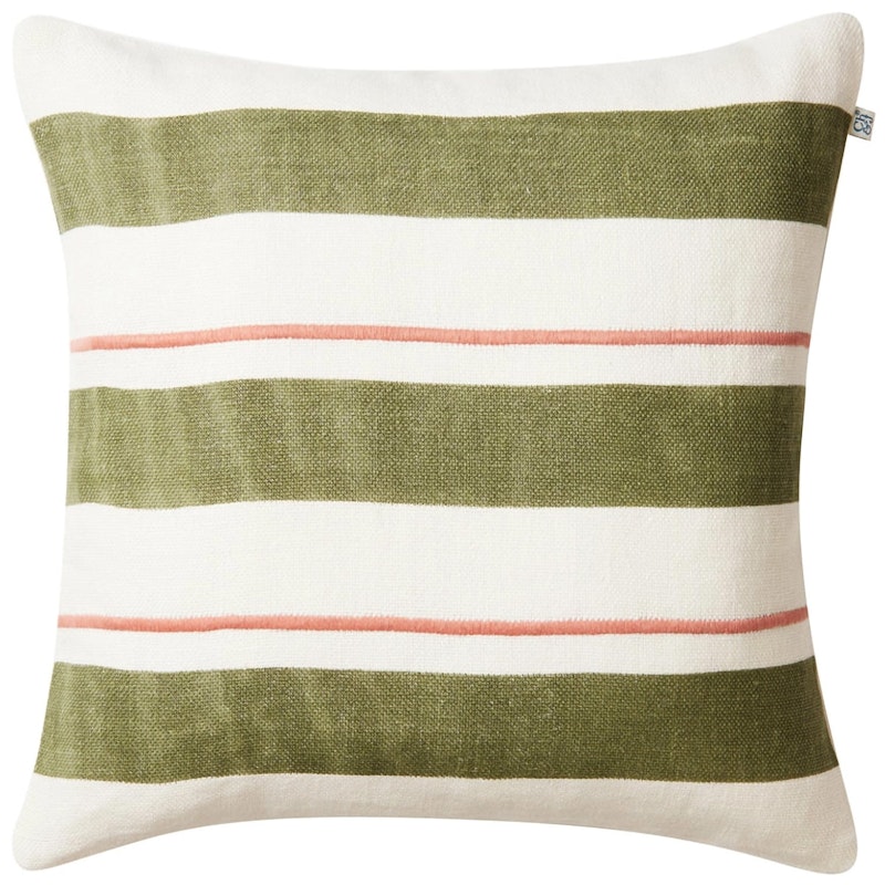 Assam Kissenbezug 50x50 cm, Cactus Green / Rose