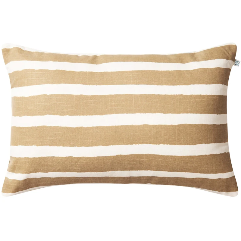 Block Stripe Outdoor-Kissen 40x60 cm, Beige