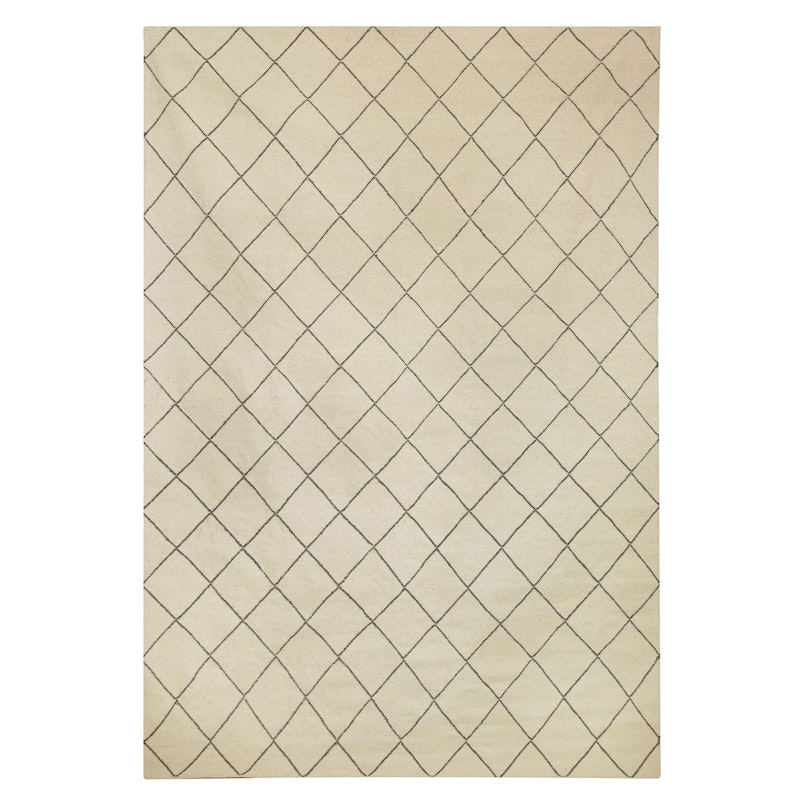 Diamond Matte 184x280cm, Weiss/ Grau