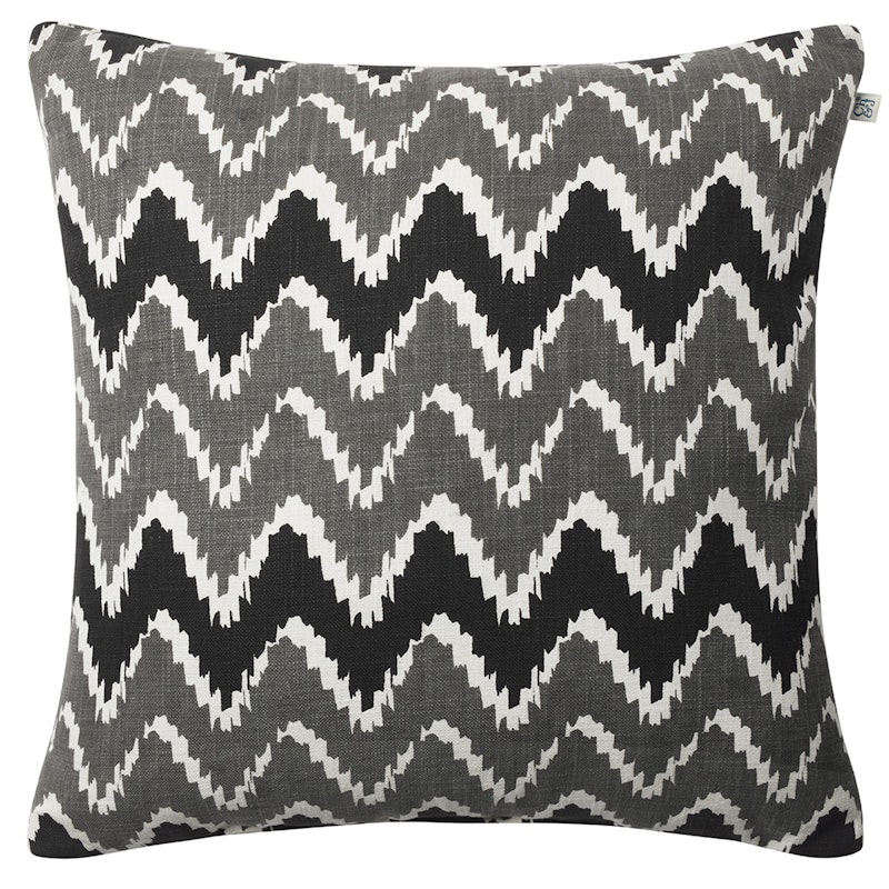 Ikat Bangalore Outdoor-Kissen 50x50 cm, Grey/Black