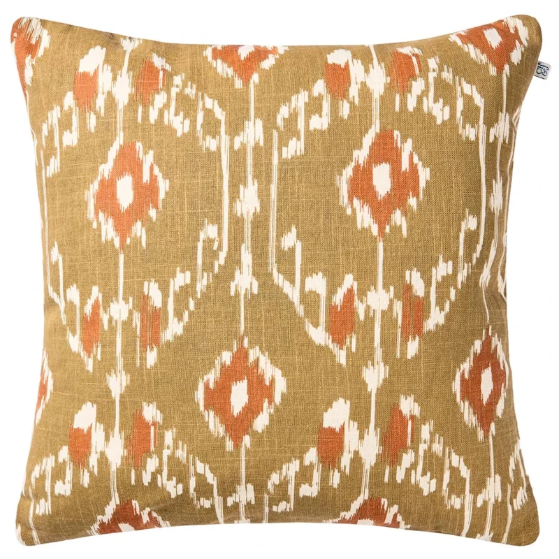 Kochi Kissen 50x50 cm, Beige / Apricot Orange