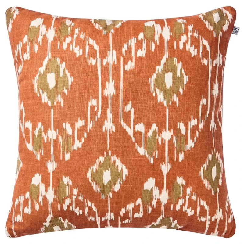 Kochi Kissen 50x50 cm, Beige / Apricot Orange