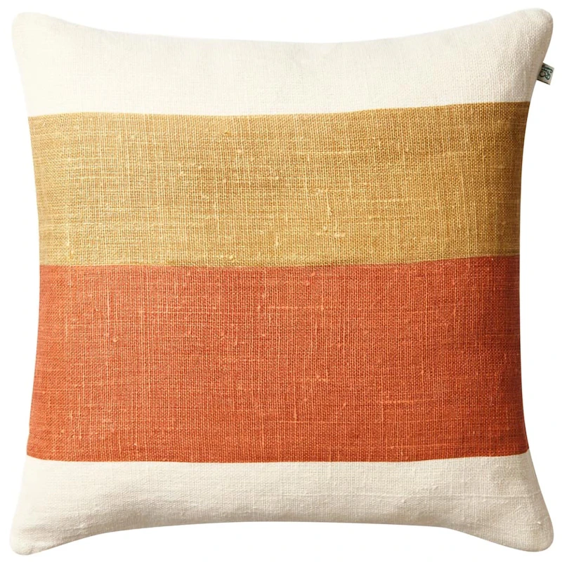 Kumar Kissenbezug 50x50 cm, Apricot Orange / Khaki