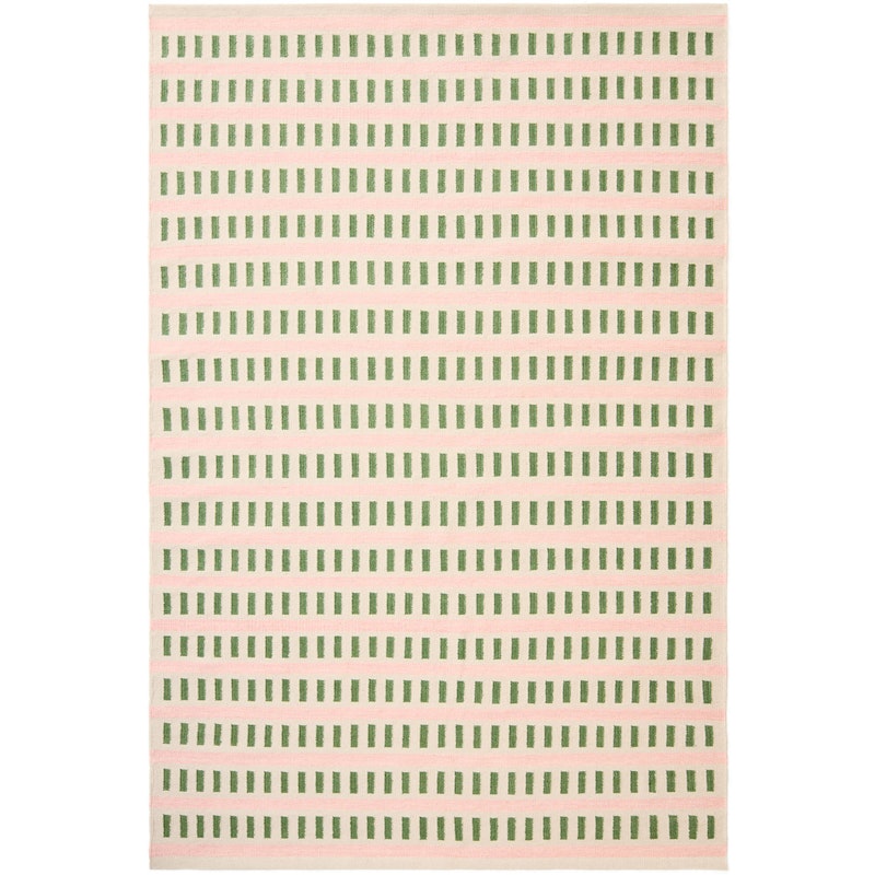 Ladakh Wollteppich 230x320 cm, Cactus Green / Dusty Pink