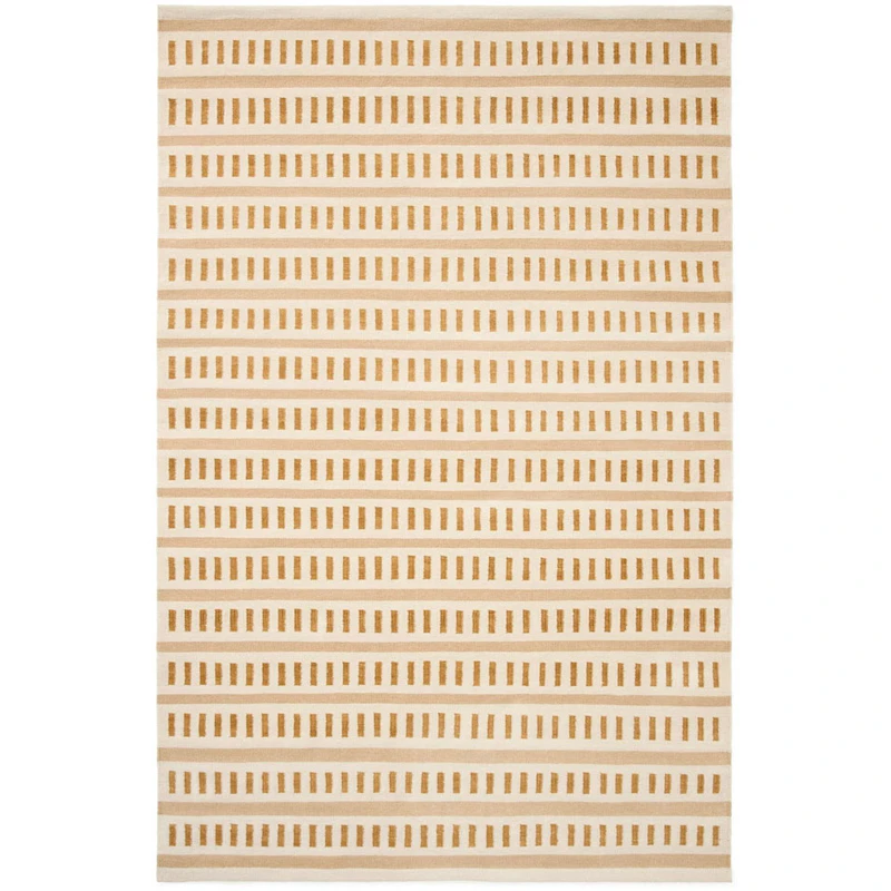 Ladakh Wollteppich 180x270 cm, Altweiß / Beige / Masala Yellow