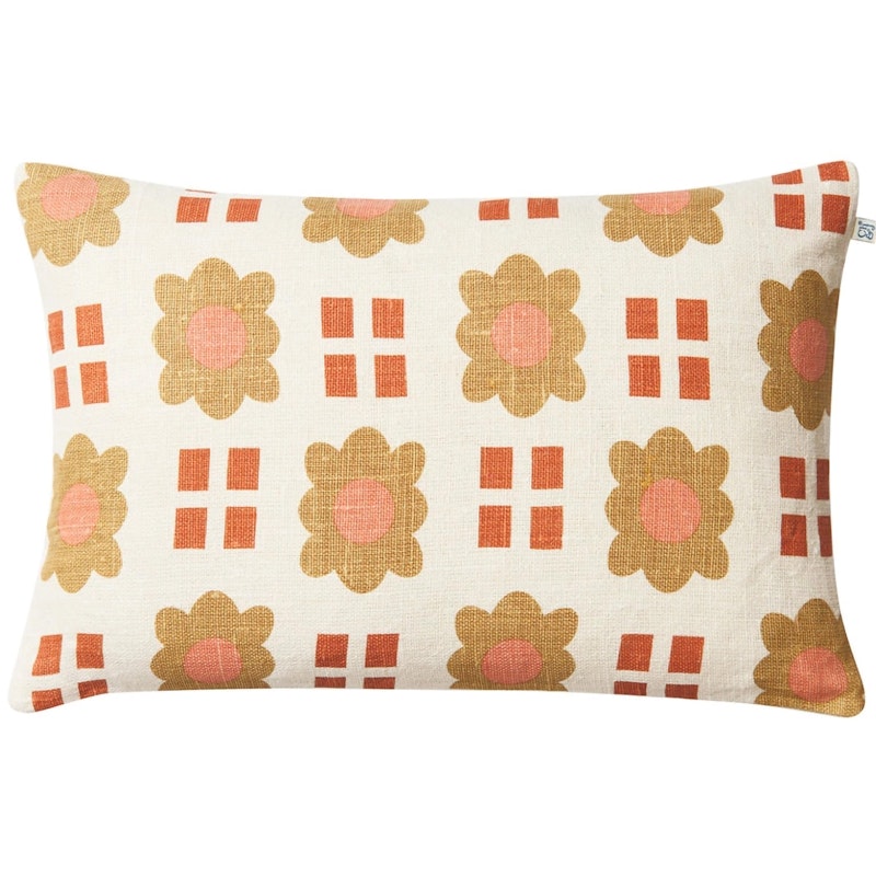 Lalit Kissenbezug 50x50 cm, Apricot Orange / Khaki