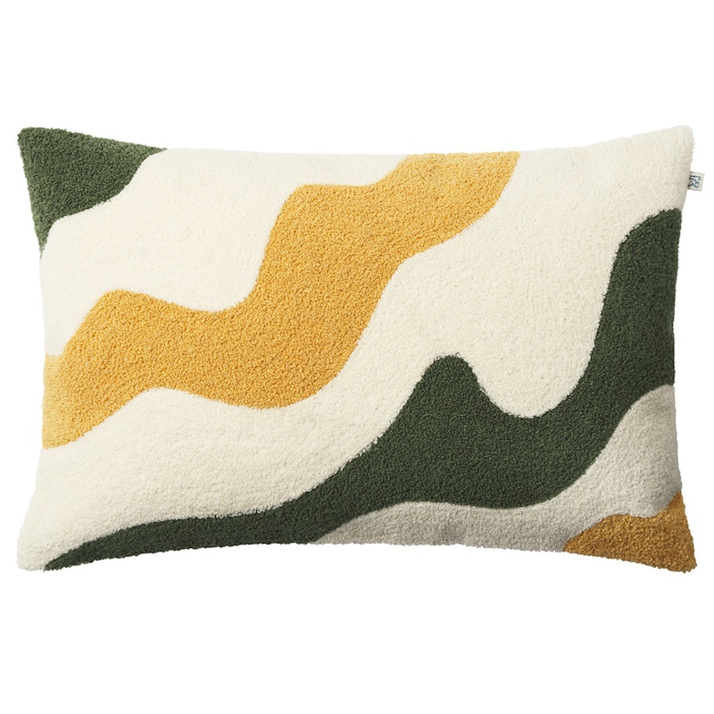 Lodi Kissenbezug Cactus Green / Spicy Yellow / Off-White, 40x60 cm