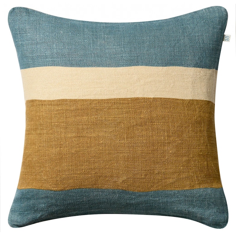 Manali Kissenbezug 50x50 cm, Heaven Blue / Khaki