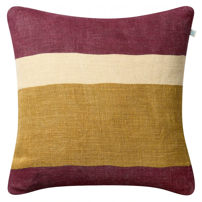 Manali Kissenbezug 50x50 cm, Ruby / Masala Yellow