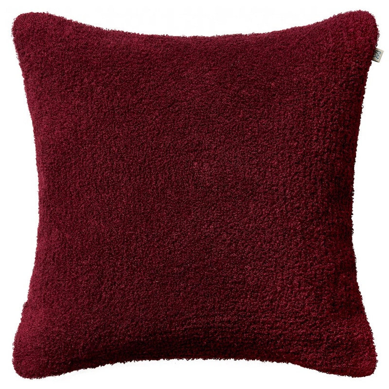 Mani Kissenbezug Bouclé-Stoff 50x50 cm, Ruby