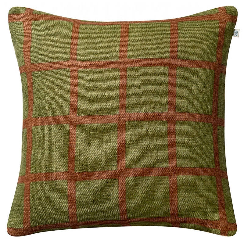 Mela Kissenbezug 50x50 cm, Cactus Green / Terracotta