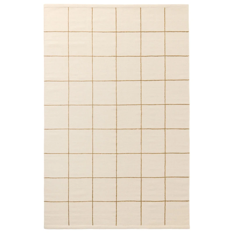 Milan Teppich 180x270 cm, Beige / Altweiß