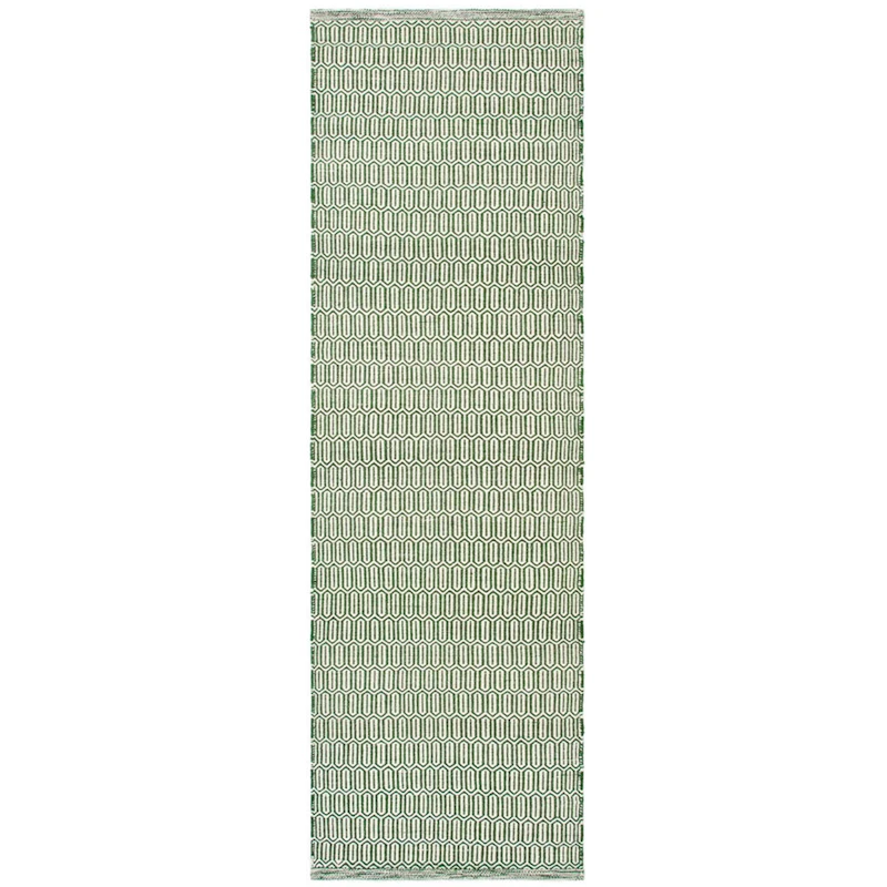 Mohini Wollteppich 80x250 cm, Grün