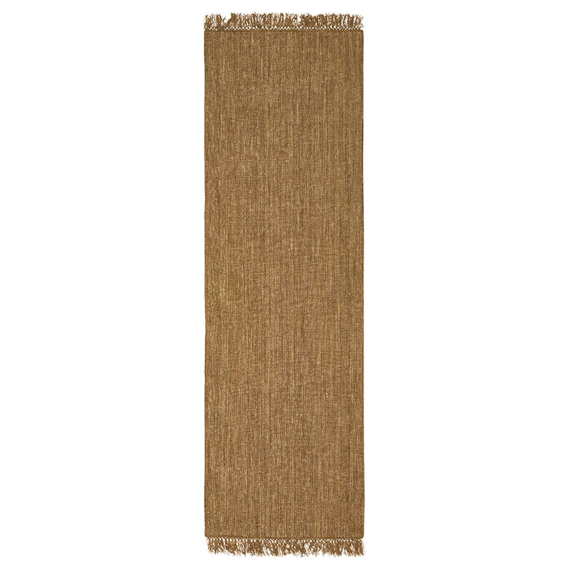 Nanda Dhurry Teppich 250x80cm, Beige