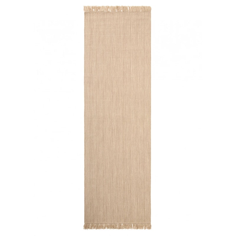 Nanda Teppich Hellbeige, 80x250 cm
