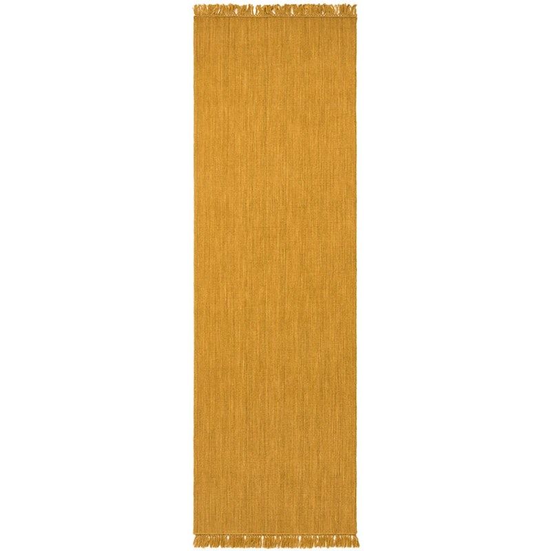 Nanda Wollteppich 80x250 cm, Masala Yellow
