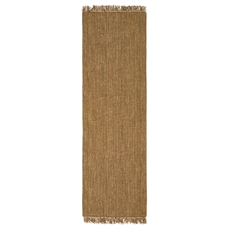 Nanda Wollteppich 80x250 cm, Beige