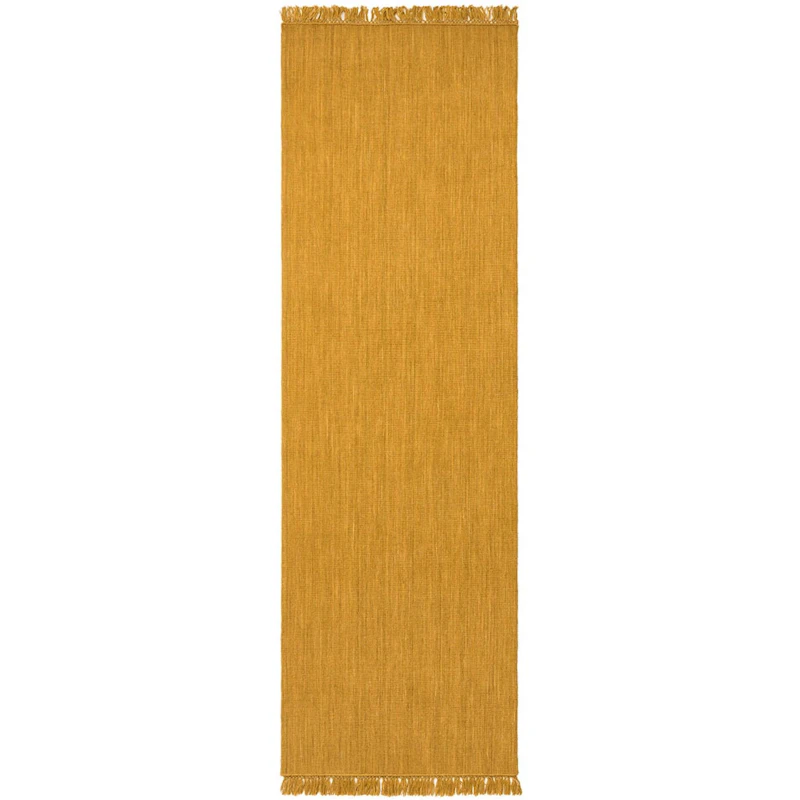 Nanda Wollteppich 80x250 cm, Masala Yellow