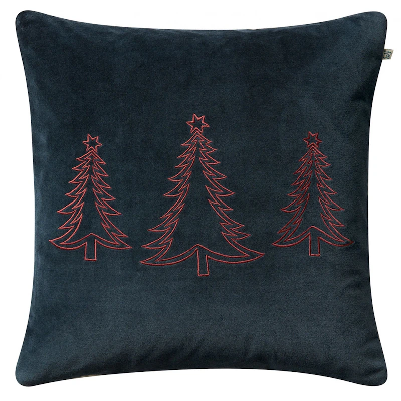 Pine Tree Kissenbezug 50x50 cm, Sea Blue