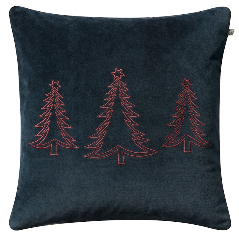 Pine Tree Kissenbezug 50x50 cm, Sea Blue