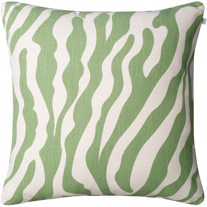 Zebra Kissen 50x50 cm Im Freien Nutzbar, Sage / Off-white