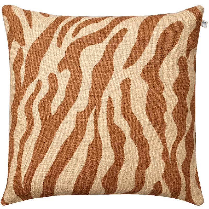 Zebra Kissenbezug, 50x50 cm, Taupe