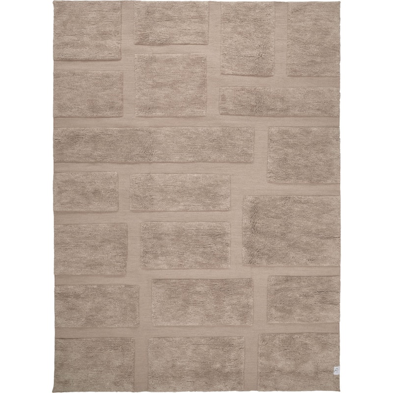 Bricks Teppich 250x350 cm, Beige