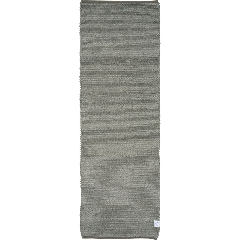 Merino Teppich 80x250 cm, Grün
