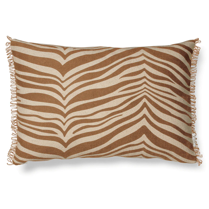 Zebra Kissen 40x60 cm, Glazed Ginger