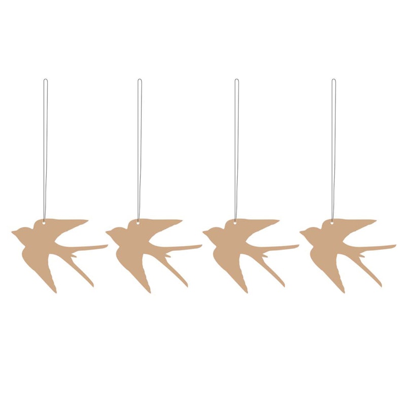 Easter Deco Bird, Cafe Au Lait 4-pack Osterdeko Edelstahl 4-er Set Cafe  Au Lait