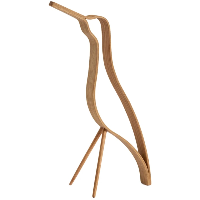 Woody Bird Dekoration 18 cm, Eiche